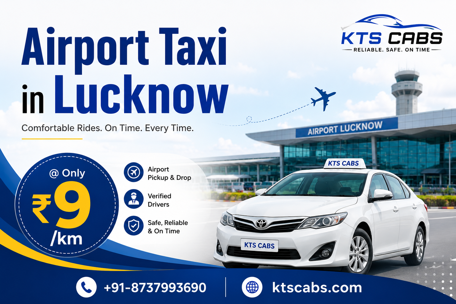 Book Trusted Airport Taxi in Lucknow Anytime, Anywhere