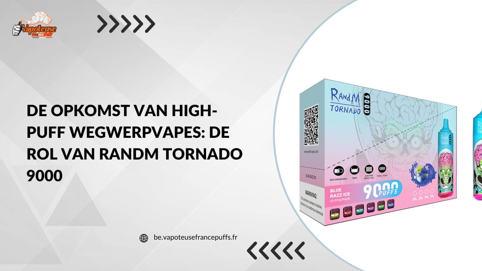 De Opkomst van High-Puff Wegwerpvapes: De Rol van RandM Tornado 9000