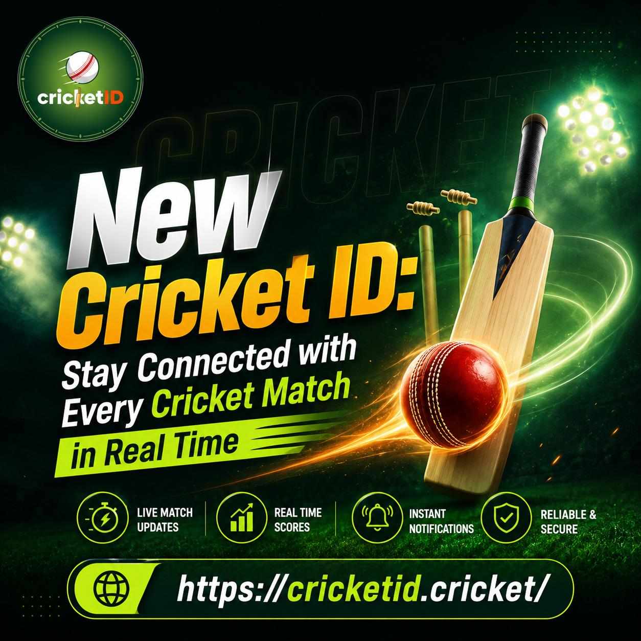 New Cricket ID: Stay Connected with Every Cricket Match in Real Time