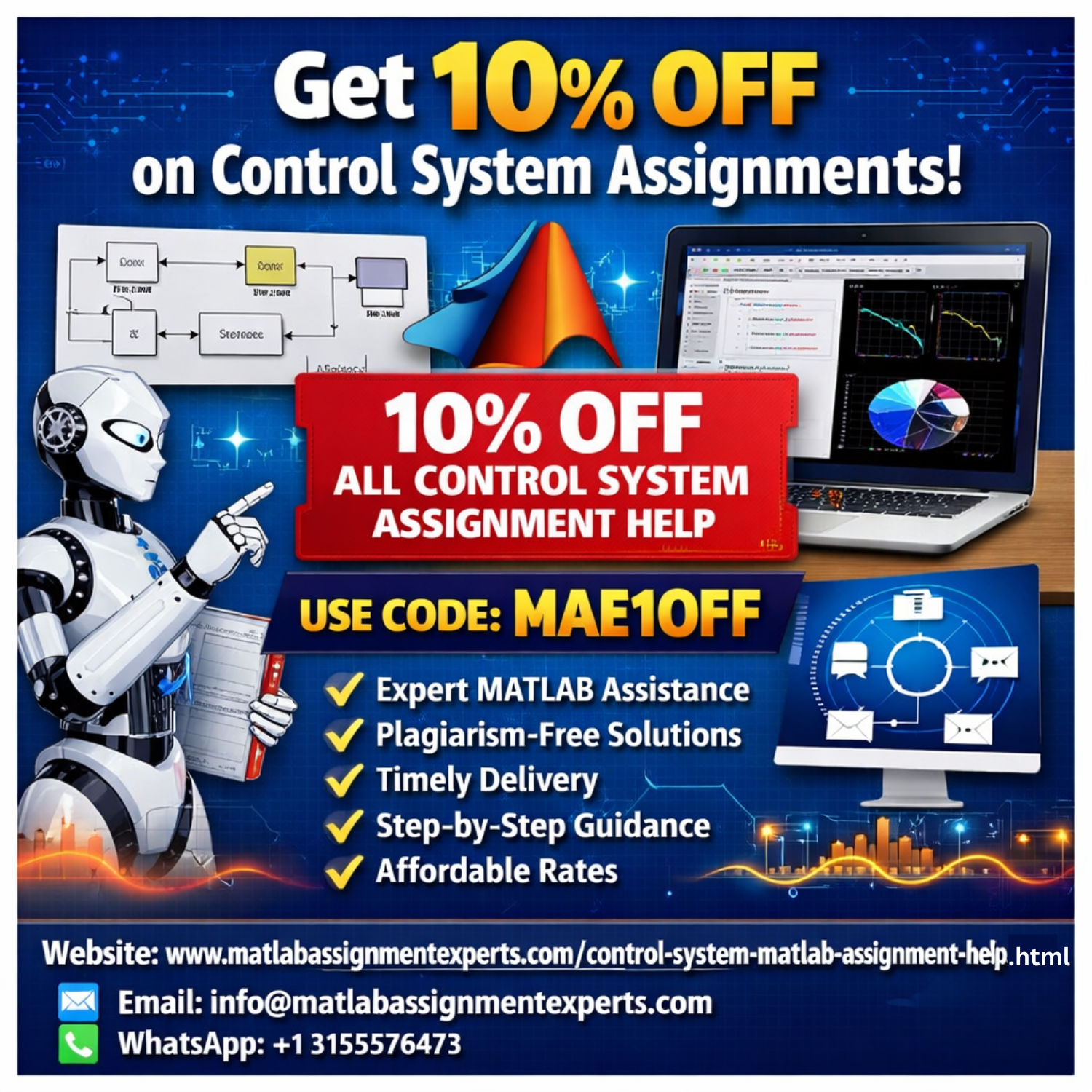 Get 10% Off on Control System MATLAB Assignment Help – Limited Time Offer!