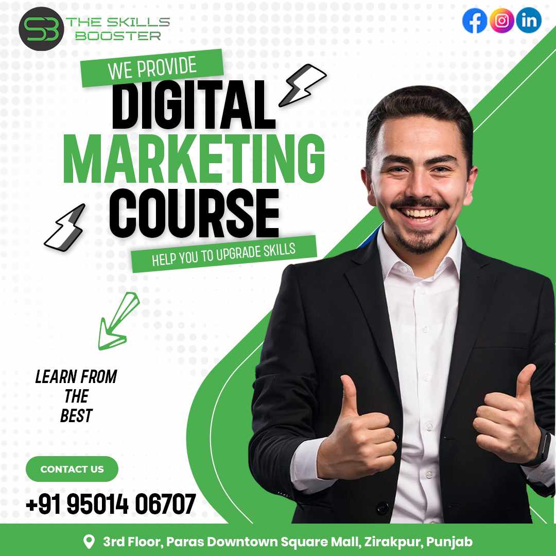 Best Near By Digital Marketing Institute – Learn with The Skills Booster