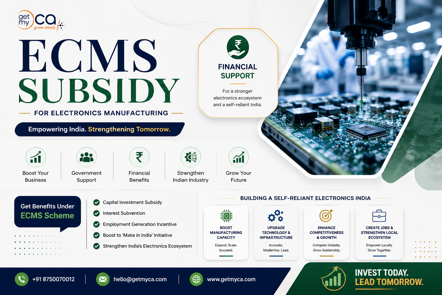 How ECMS Subsidy Supports Electronics Manufacturing Growth