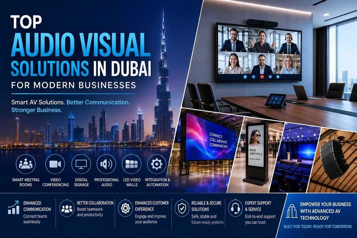 Top Audio Visual Solutions in Dubai for Modern Businesses