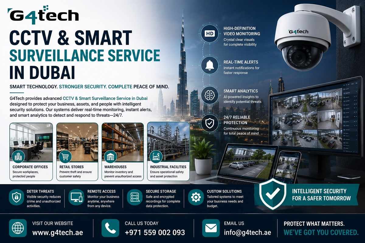 Future-Ready CCTV & Smart Surveillance Service in Dubai