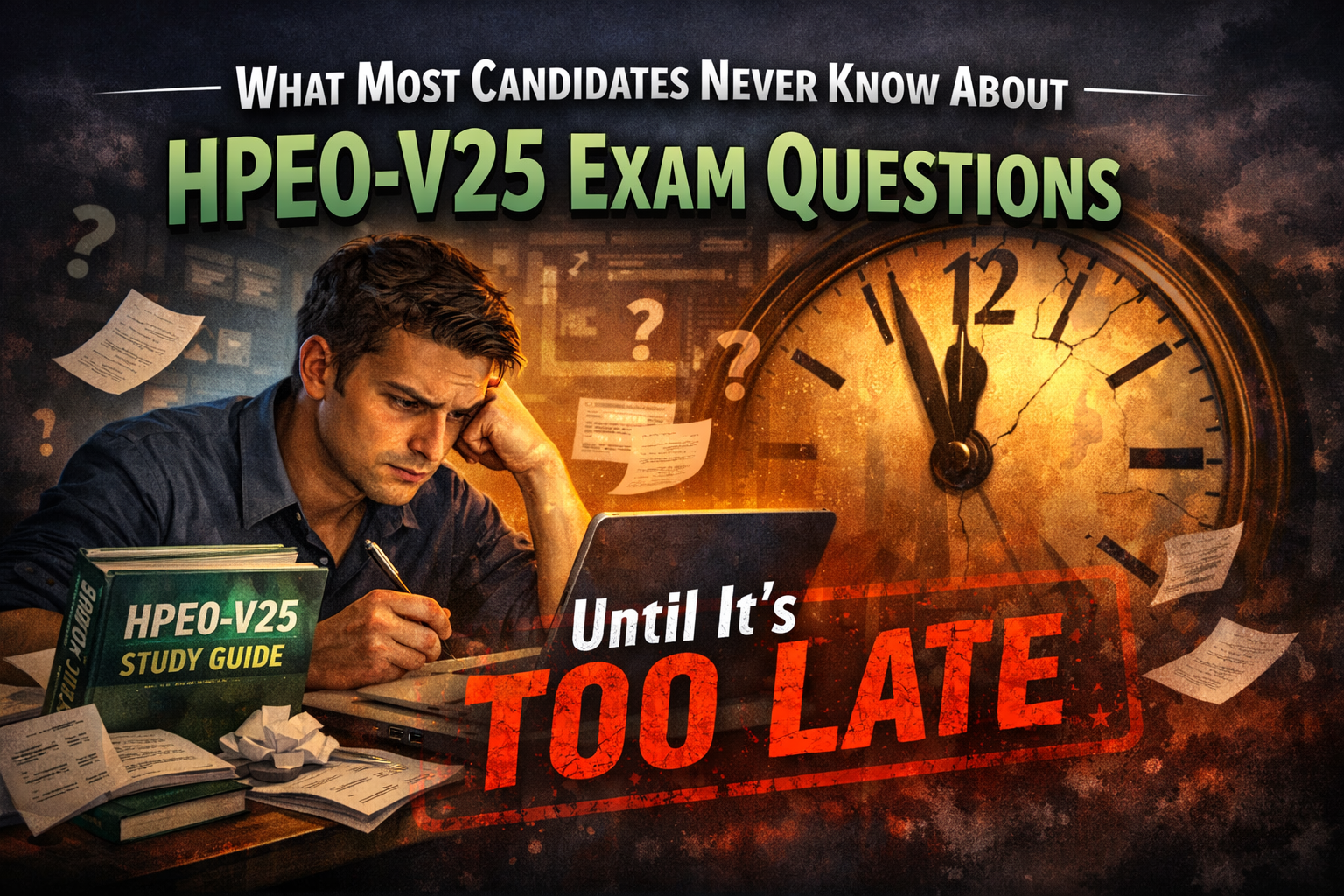 What Most Candidates Never Know About HPE0-V25 Exam Questions Until It's Too Late