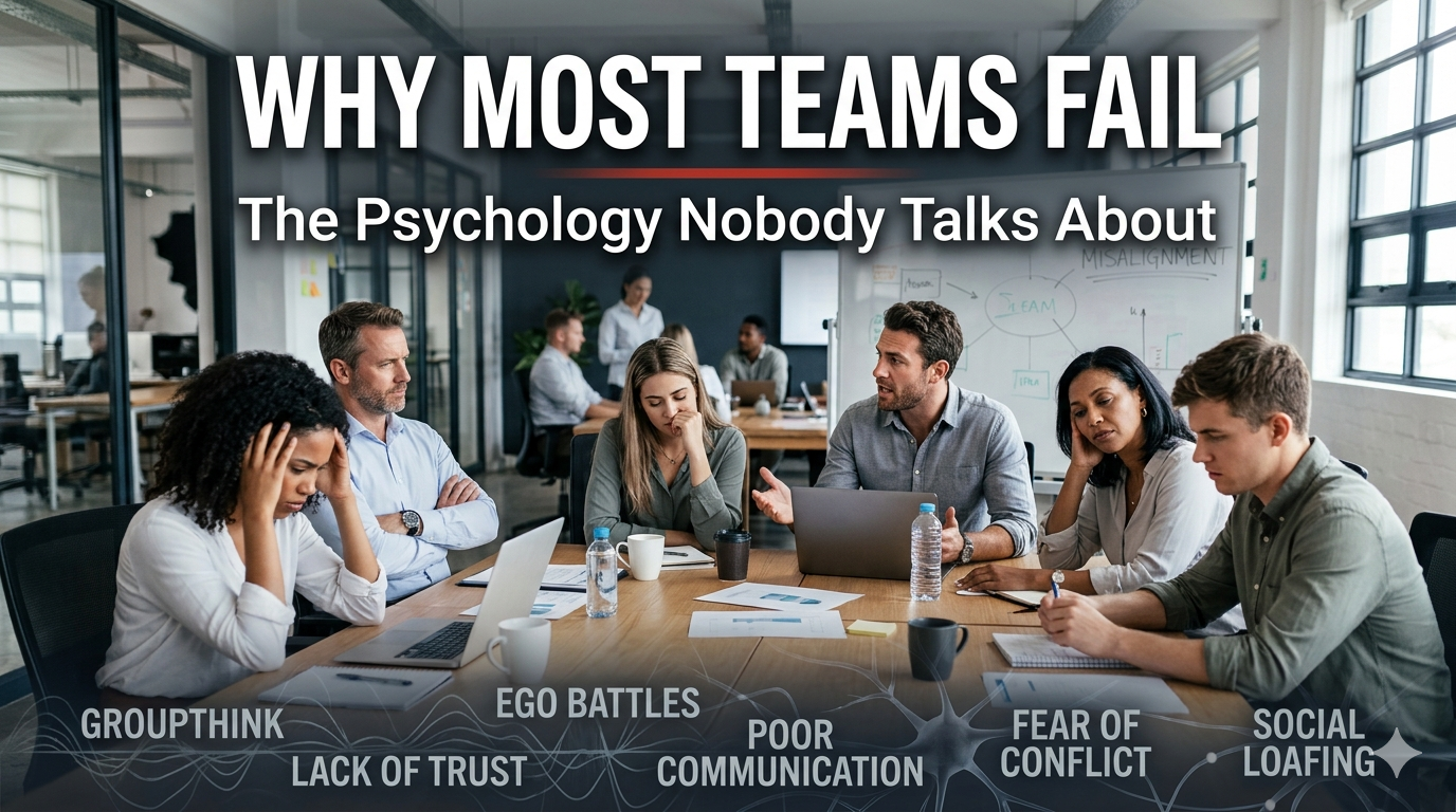 𝗧𝗵𝗲 𝗠𝗼𝘀𝘁 𝗗𝗮𝗻𝗴𝗲𝗿𝗼𝘂𝘀 𝗧𝗲𝗮𝗺 𝗣𝗿𝗼𝗯𝗹𝗲𝗺 𝗜𝘀 𝗜𝗻𝘃𝗶𝘀𝗶𝗯𝗹𝗲