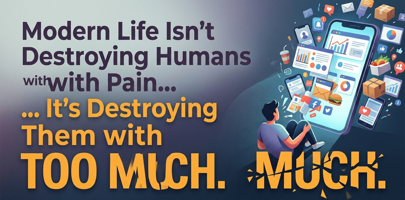 𝗧𝗵𝗲 𝗪𝗼𝗿𝗹𝗱 𝗜𝘀 𝗡𝗼𝘁 𝗠𝗮𝗸𝗶𝗻𝗴 𝗛𝘂𝗺𝗮𝗻𝘀 𝗦𝘁𝗿𝗼𝗻𝗴𝗲𝗿