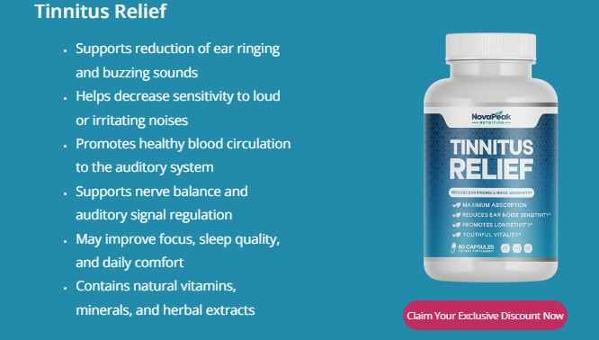 Nova Peak Tinnitus Relief: Natural Help for Ear Noises & Hearing Wellness