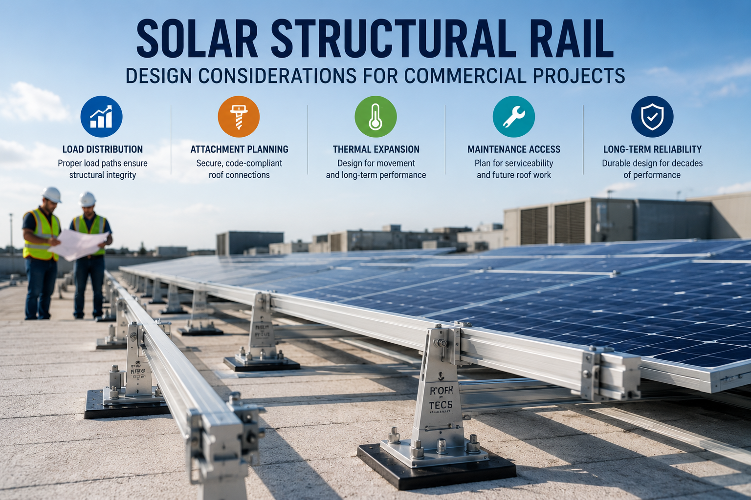 Solar Structural Rail Design Considerations for Commercial Solar Projects