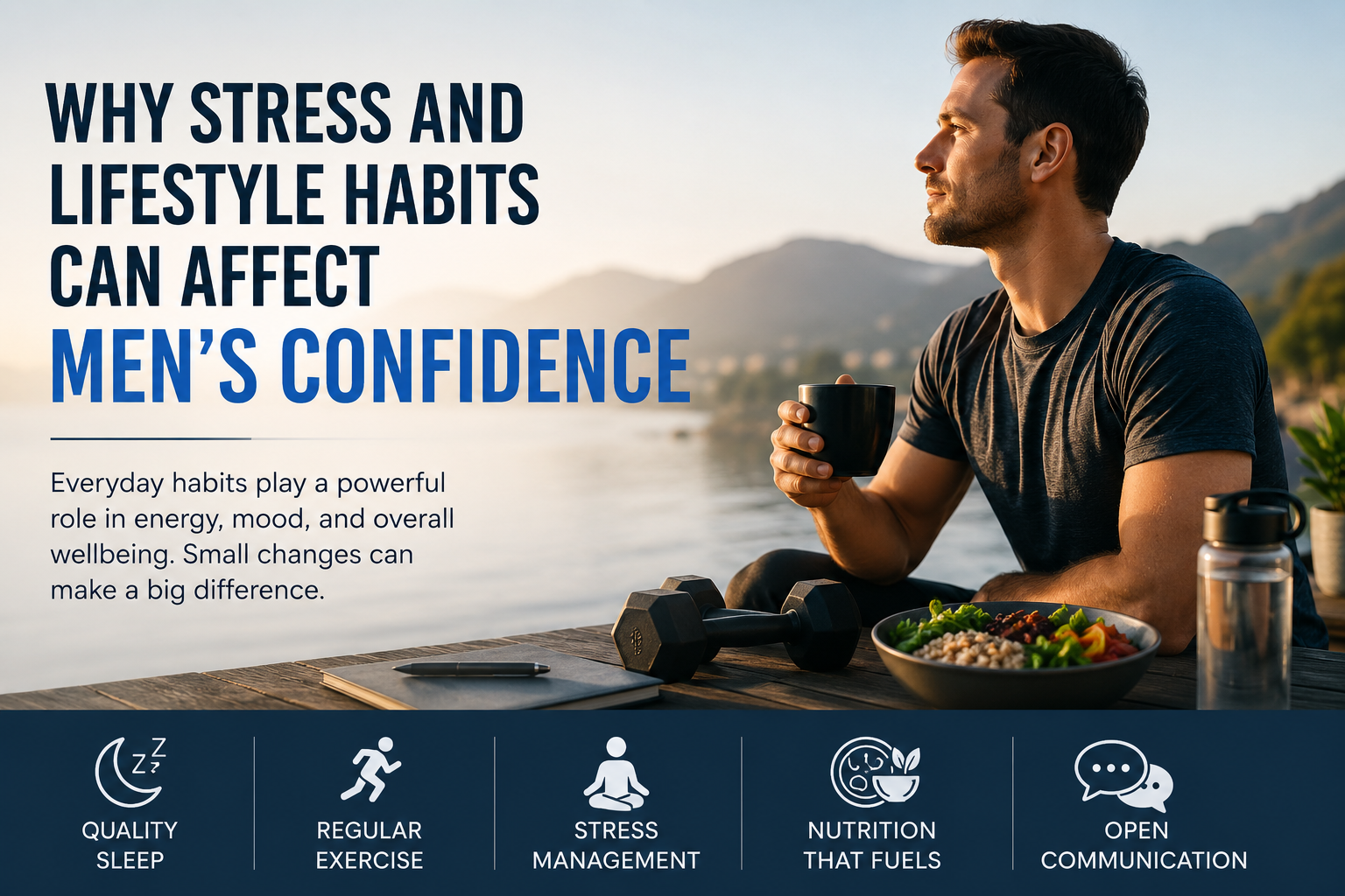 Why Lifestyle and Stress Can Affect Men’s Confidence