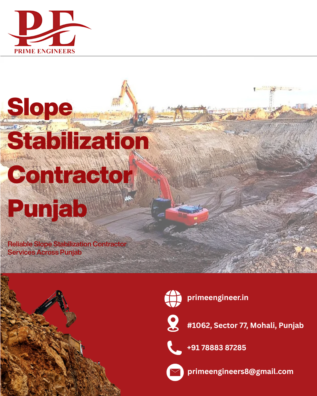 Retaining Wall, Basement Stabilization, Ground Improvement & Slope Stabilization in Punjab
