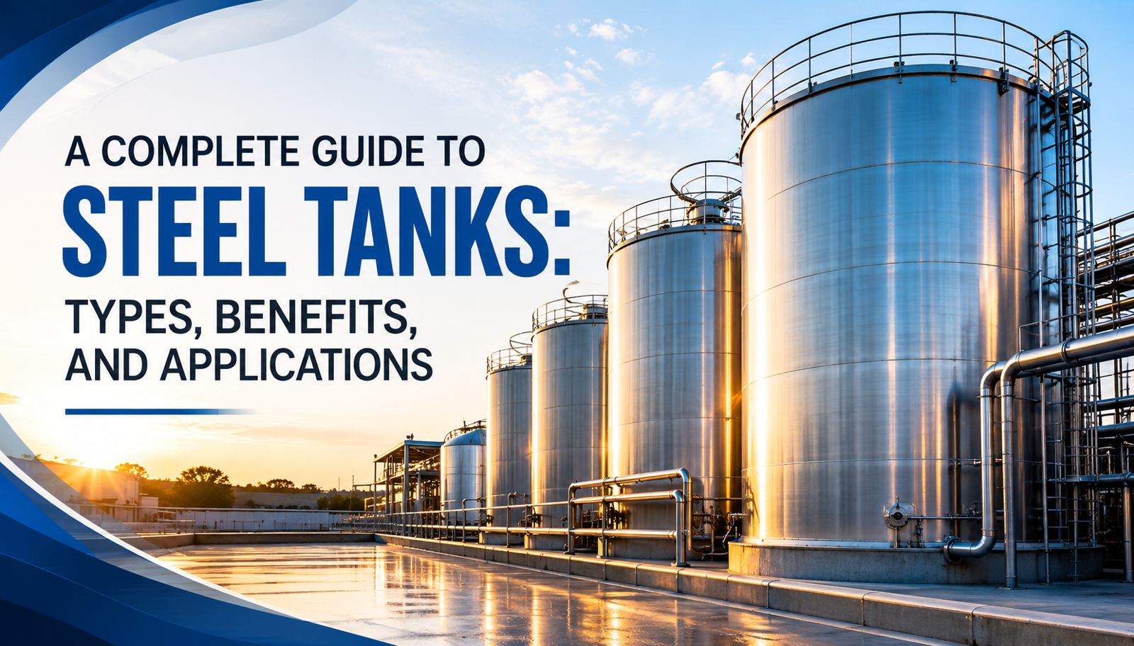 A Complete Guide to Steel Tanks: Types, Benefits, and Applications