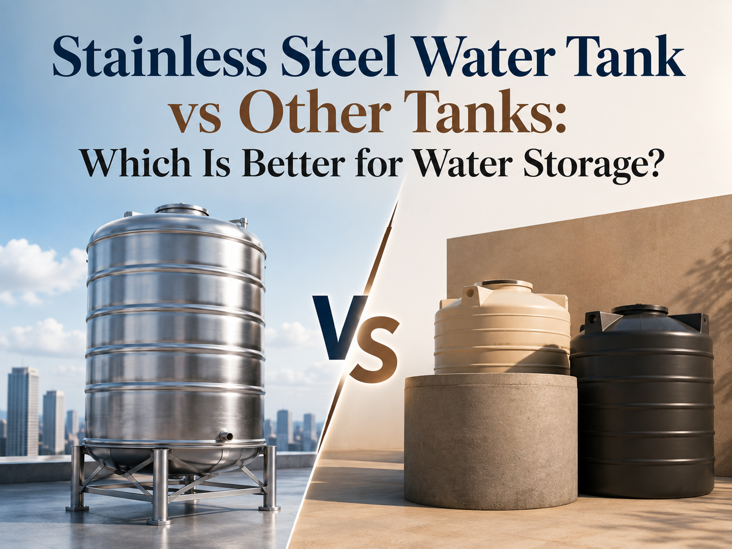 Stainless Steel Water Tank vs Other Tanks: Which Is Better for Water Storage?