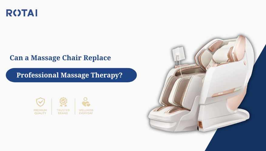 Can a Massage Chair Replace Professional Massage Therapy?