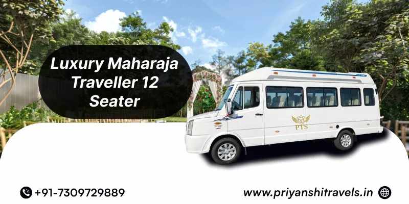 12 Seater Tempo Traveller in Lucknow for Comfortable Group Travel