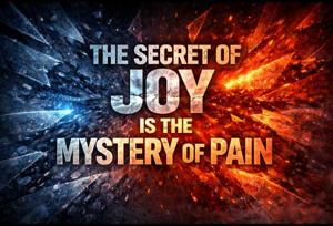 The Secret Of Joy Is The Mystery Of Pain ..