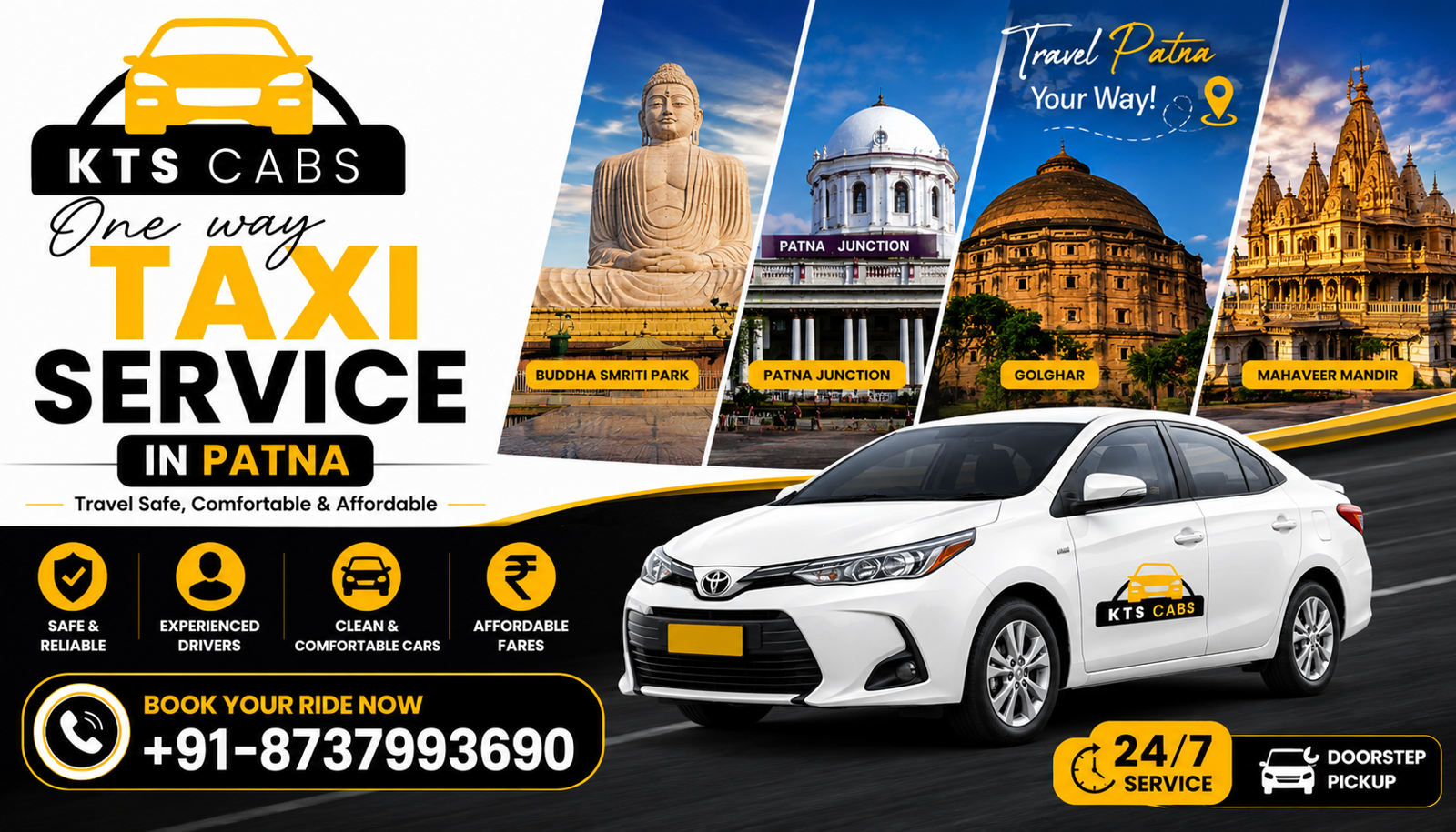 Best One Way Taxi Service in Patna – Affordable and Reliable Rides