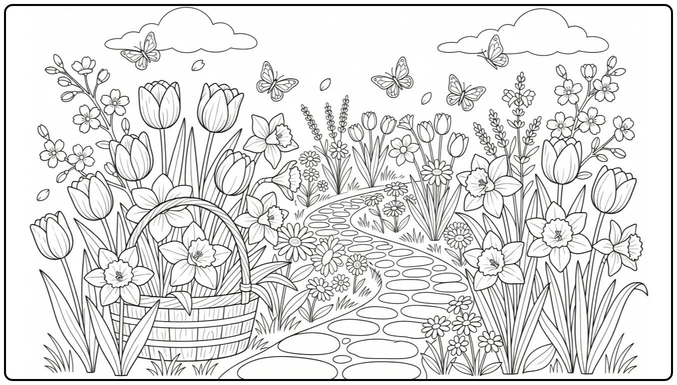Ausmalbilder Blumen Kostenlos Zum Ausdrucken Fuer Jede Saison