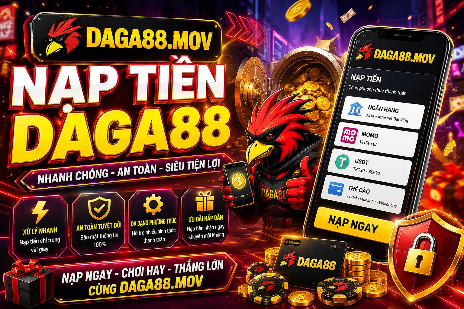 Nạp Tiền DAGA88 Và Xu Hướng Trải Nghiệm Đá Gà Trực Tiếp Trên Mobile