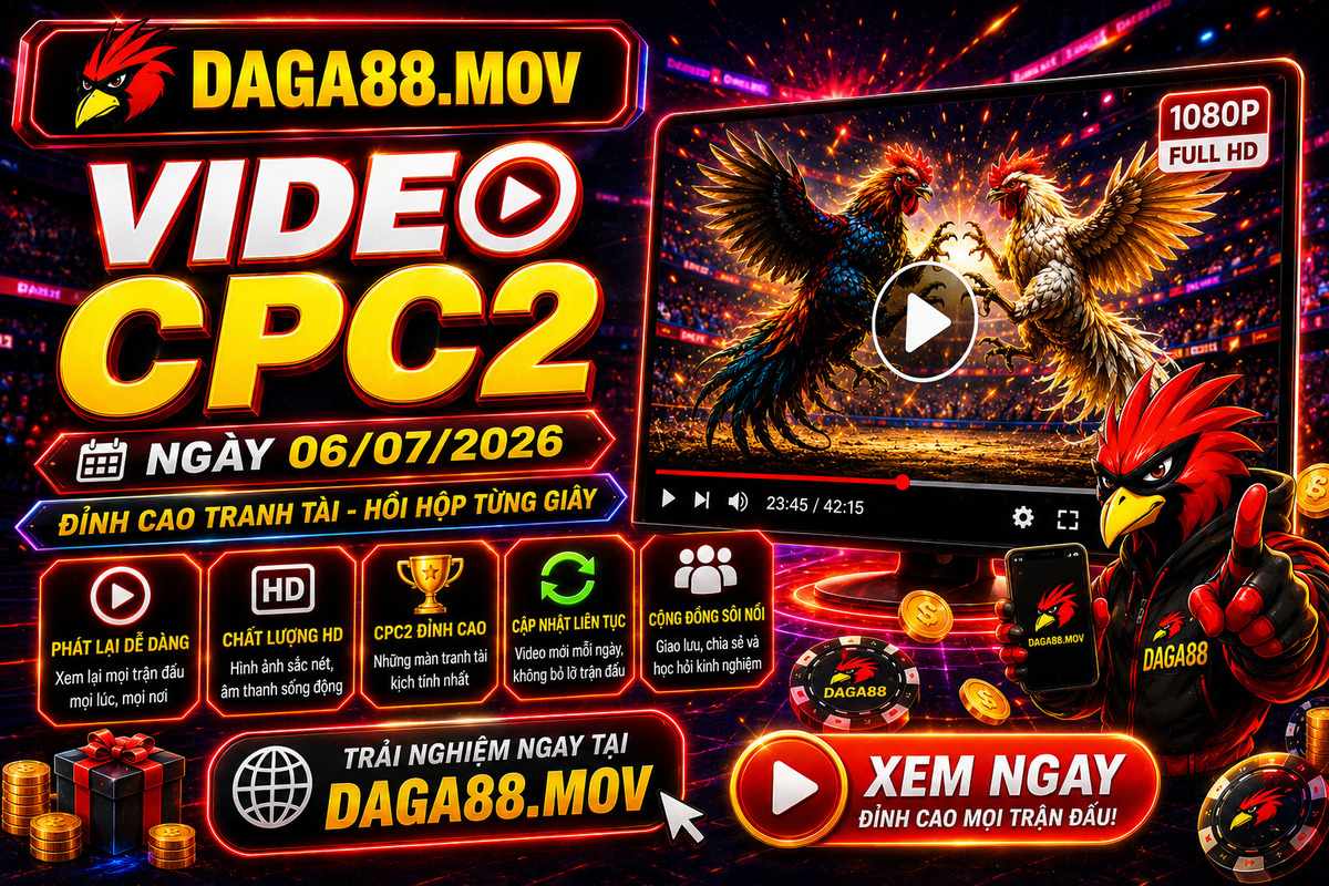 Video CPC2 Ngày 06/07/2026: Cập Nhật Những Trận Đấu Nổi Bật Dành Cho Người Yêu Thích Đá Gà