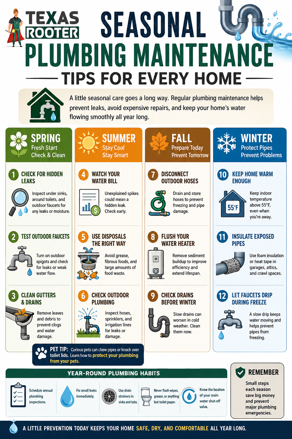 Seasonal Plumbing Maintenance Tips for Every Home