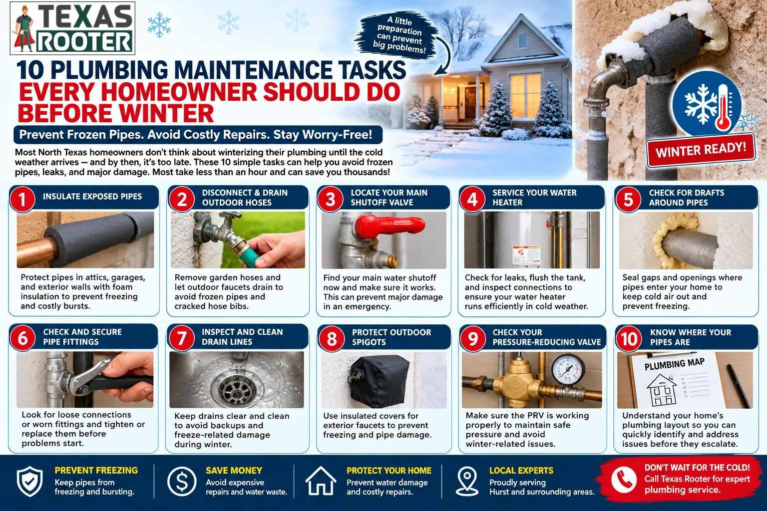 10 Plumbing Maintenance Tasks Every Homeowner Should Do Before Winter