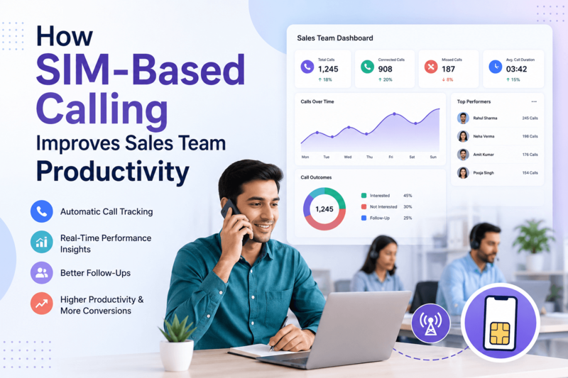 How SIM-Based Calling Improves Sales Team Productivity