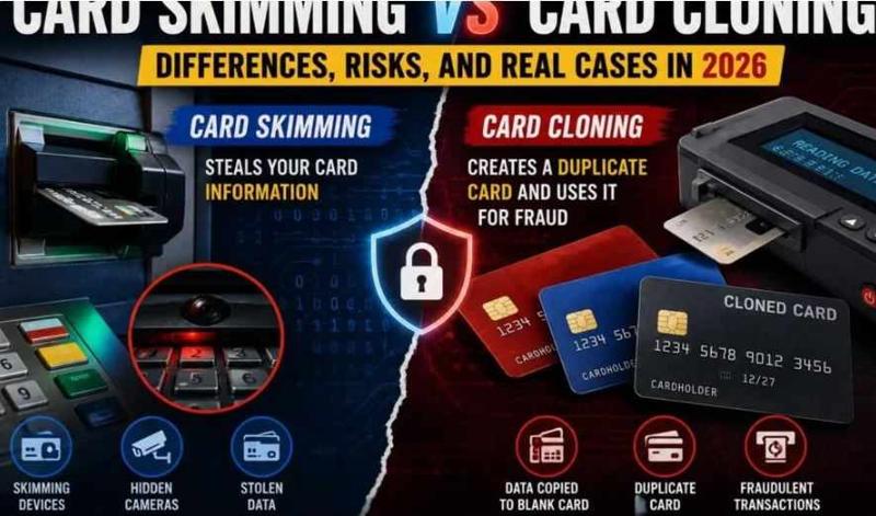 Card Skimming vs Card Cloning: Differences, Risks, and Real Cases in 2026