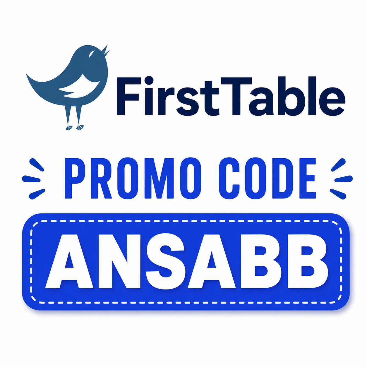 Firsttable Promo Code "ansabb" Get 20% Off On First Booking