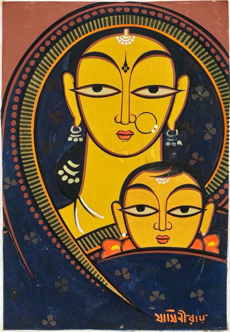 Kalighat Paintings - Minimalism before Modernism