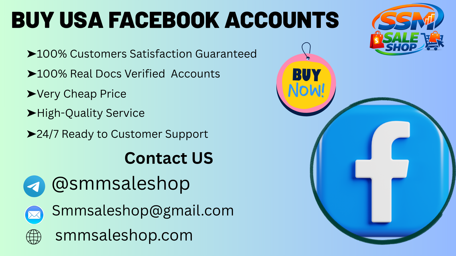 7 Recommended Sites for Buying USA Facebook  Accounts