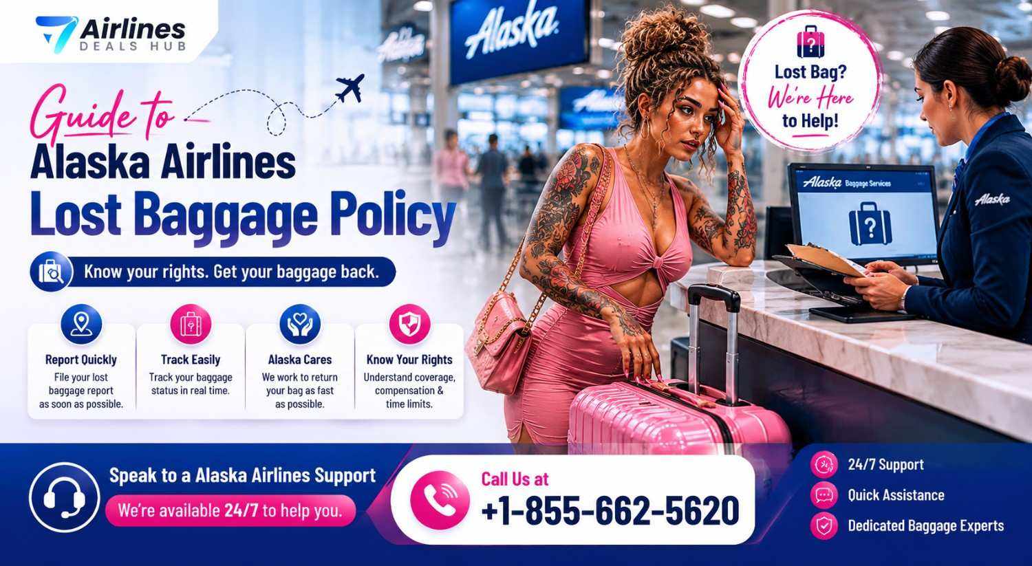 Guide to Alaska Airlines Lost Baggage Policy