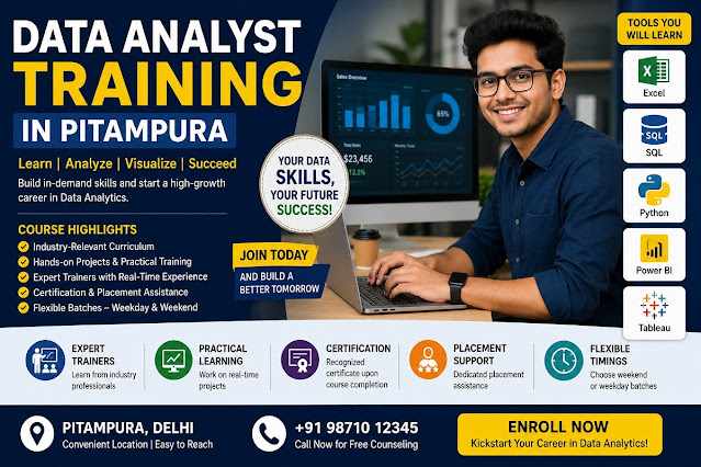 Best Data Analyst Course in Pitampura with Practical Training – Nice IT Services