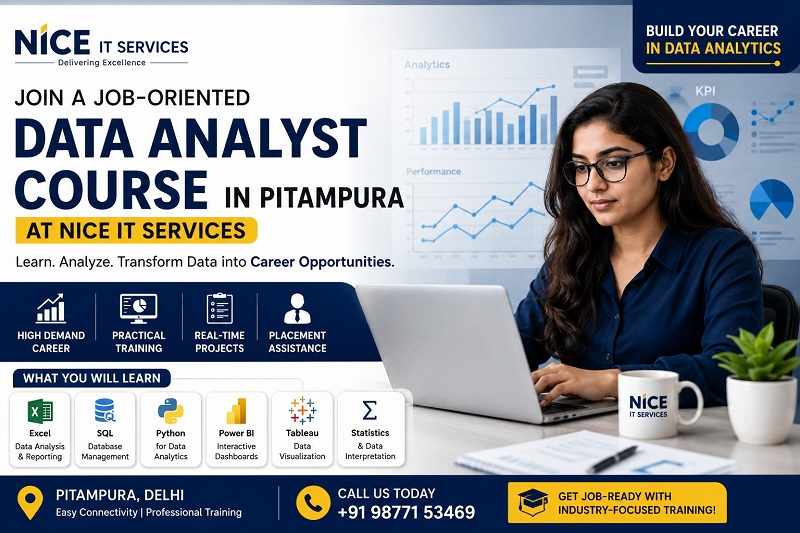 Join a Job-Oriented Data Analyst Course in Pitampura at Nice IT Services