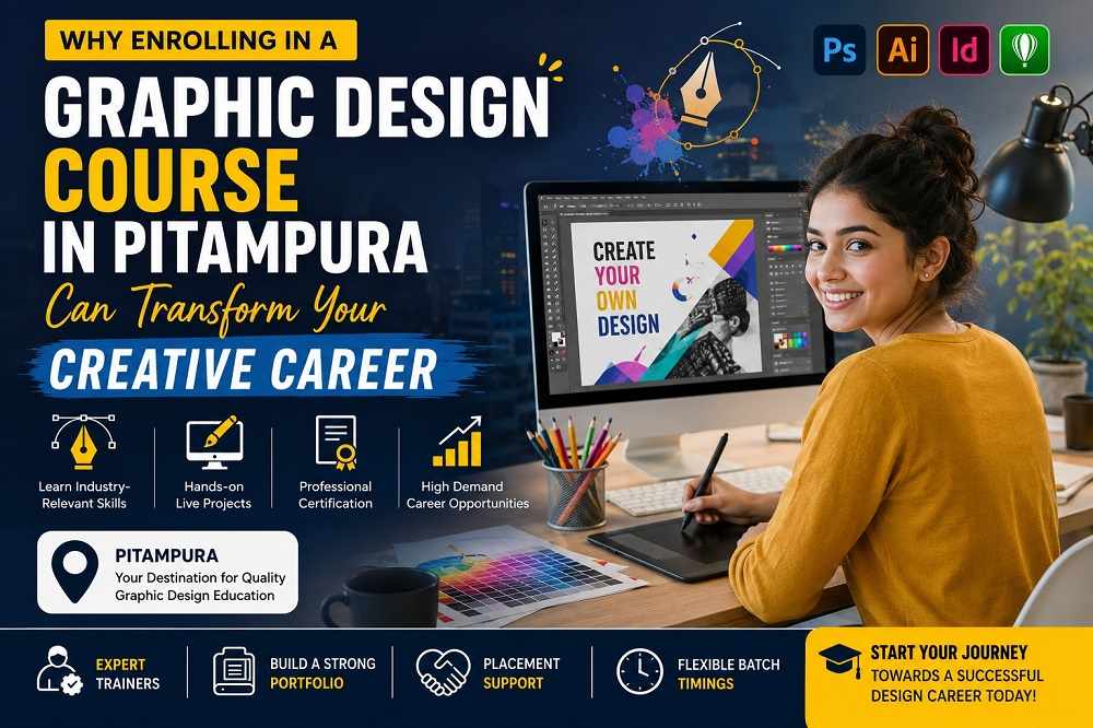 Why Enrolling in a Graphic Design Course in Pitampura Can Transform Your Creative Career