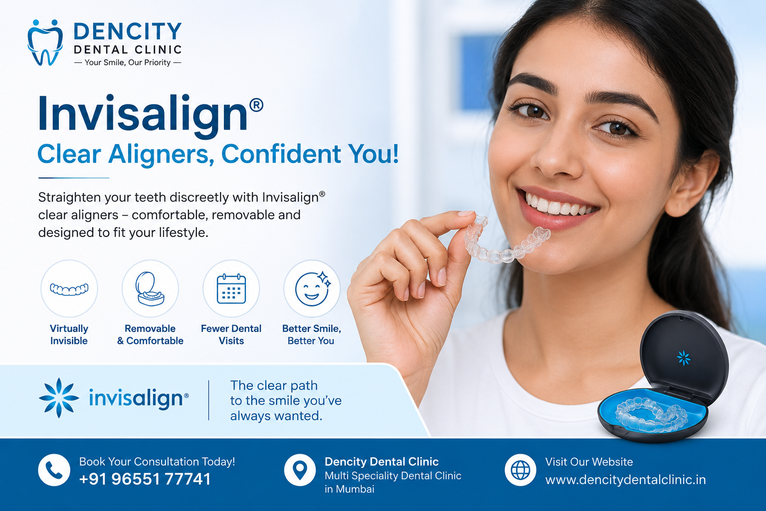 Invisible Clear Aligners: The Modern Solution for Invisible Braces for Teeth Gap