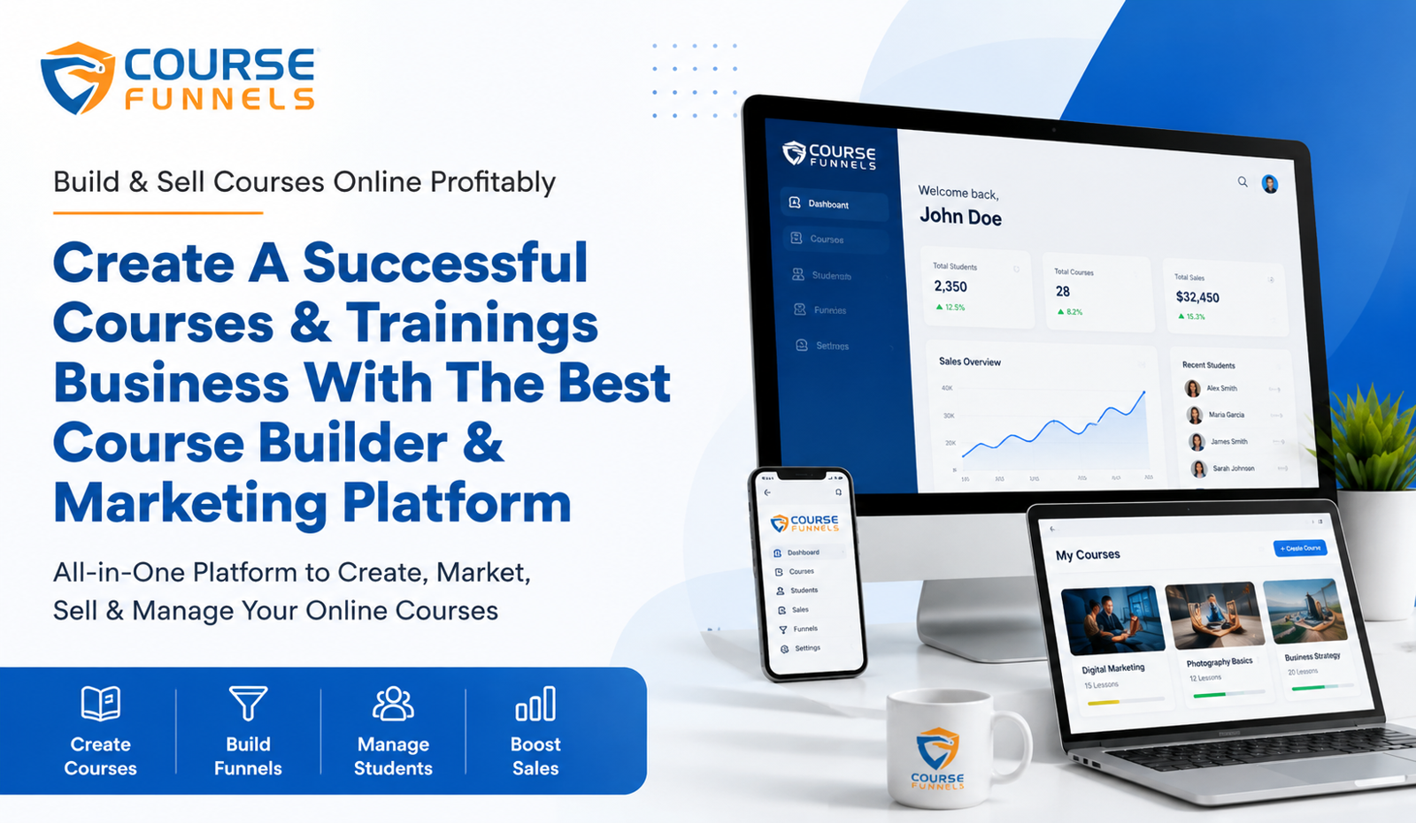 CourseFunnels Review: Is This the Easiest Way to Sell Courses Online?