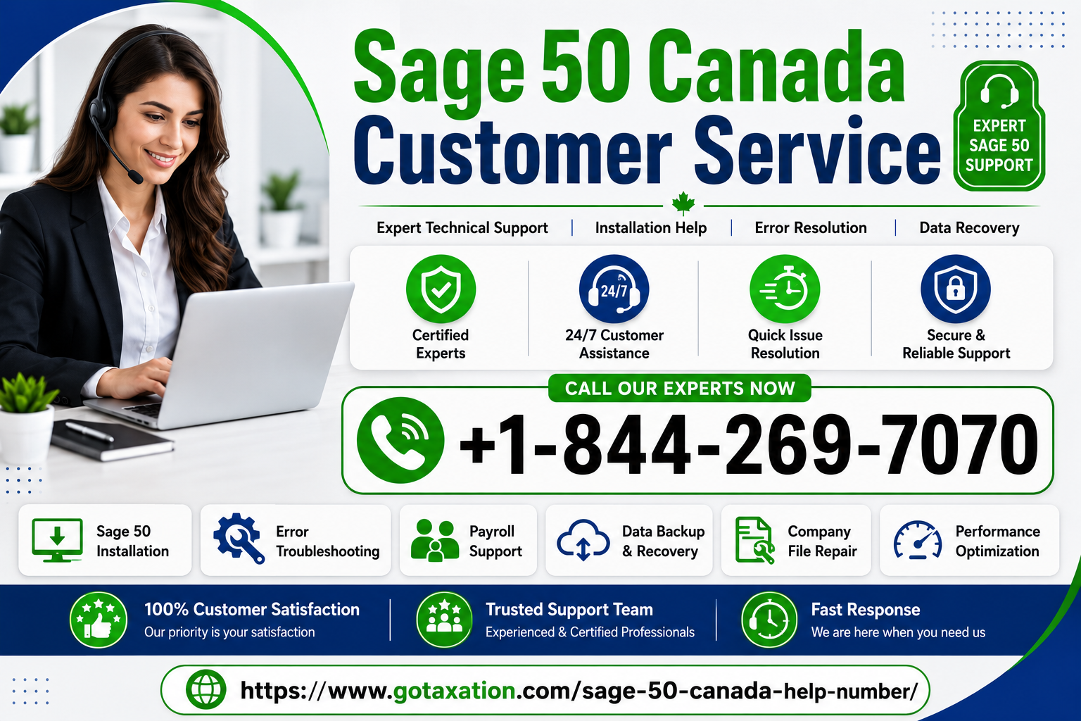 Sage 50 Canada Customer Service Help & Assistance Guide