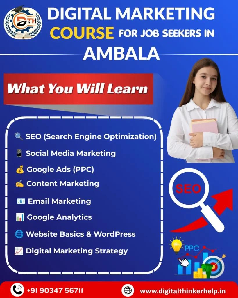 Digital Marketing Course in Ambala