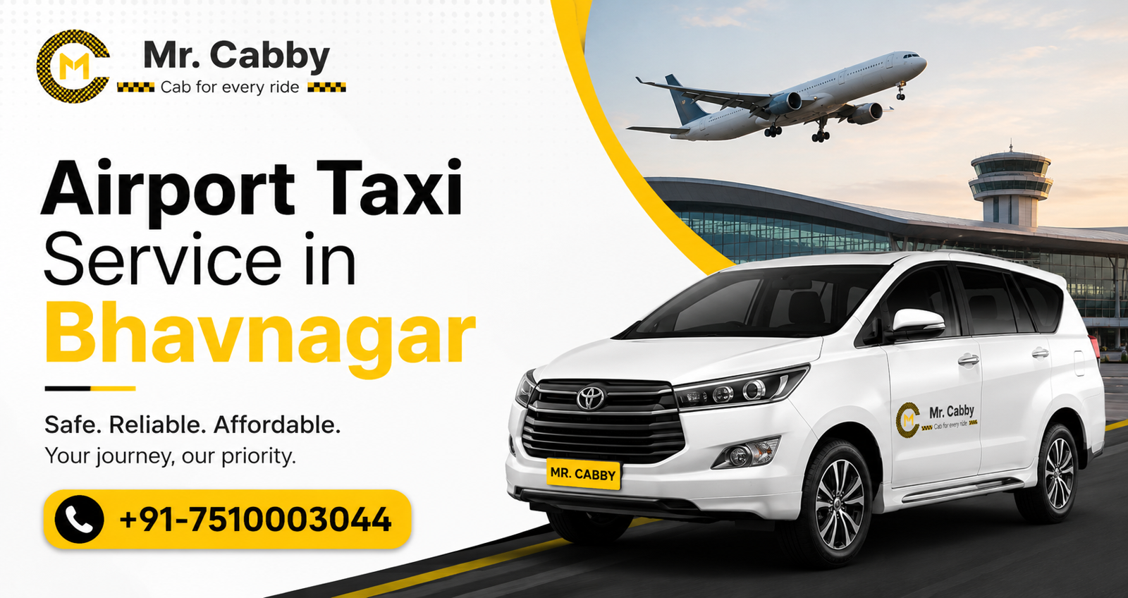 24/7 Airport Taxi Service in Bhavnagar for Local and Outstation Travel