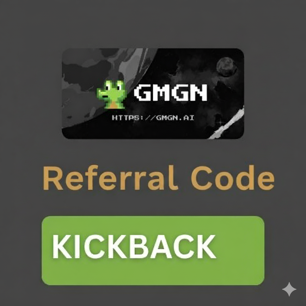 GMGN Invite Code "KICKBACK" Get 10% Off On Trading Fees