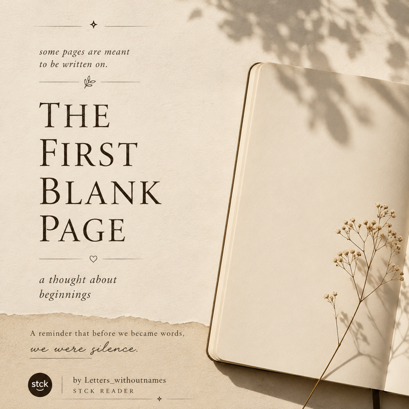 The First Blank Page