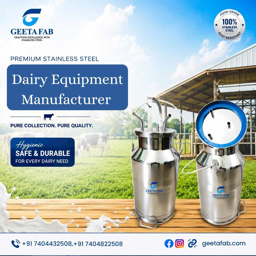 Dairy Equipment Supplier and Bulk Milk Can Manufacturer for Dairy Business Operations