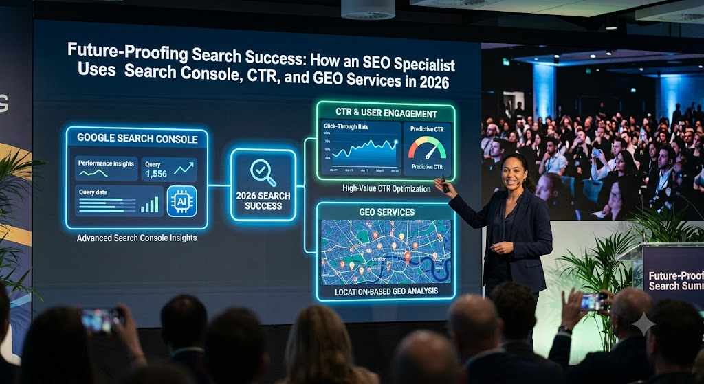 Future-Proofing Search Success: How an SEO Specialist Uses Search Console, CTR, and GEO Services in 2026