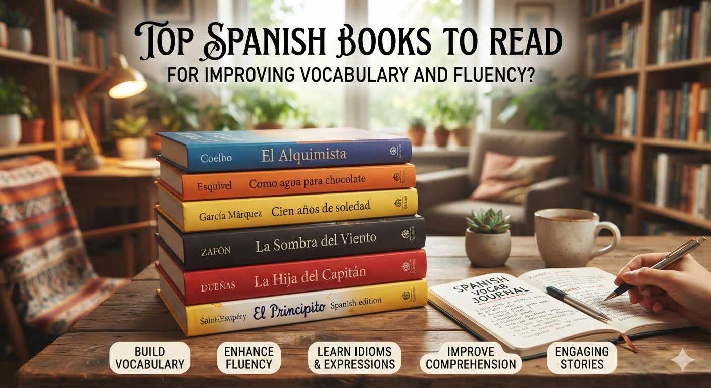 Top Spanish Books to Read for Improving Vocabulary and Fluency?