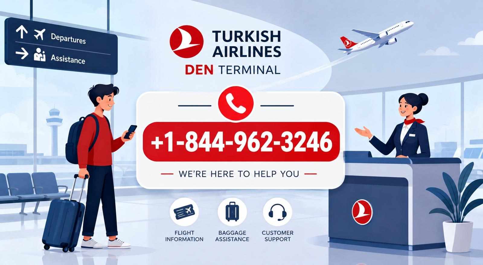 +1-844-962-3246 Turkish Airlines DEN Terminal