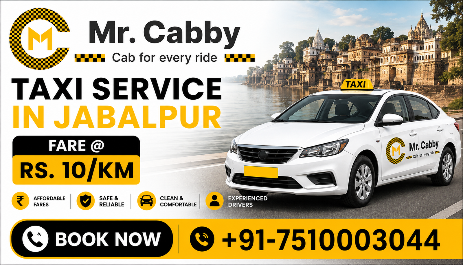 Best Taxi Service in Jabalpur for Local and Outstation Rides