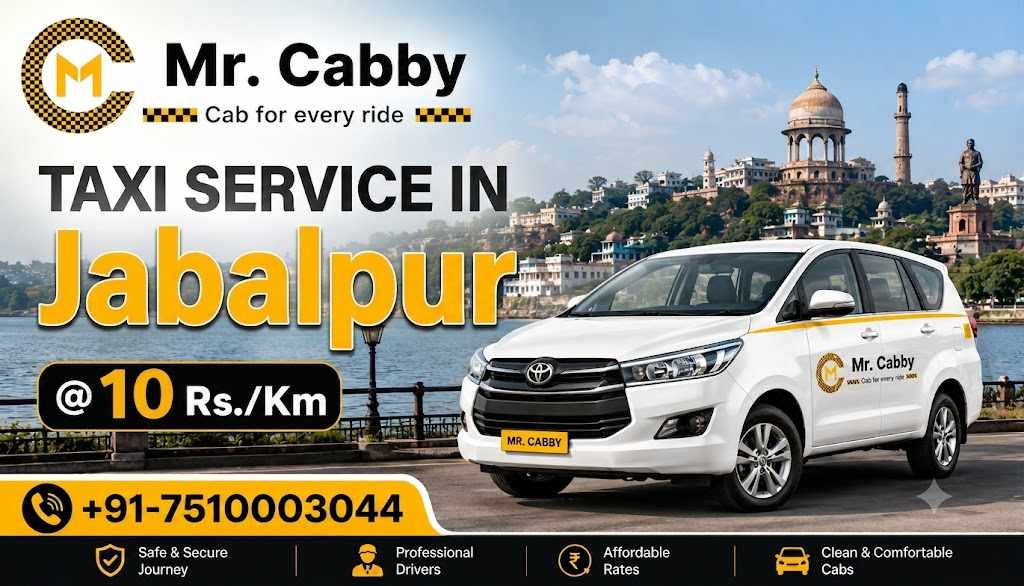 Taxi Service in Jabalpur by MrCabby – Book Local and Outstation Cabs