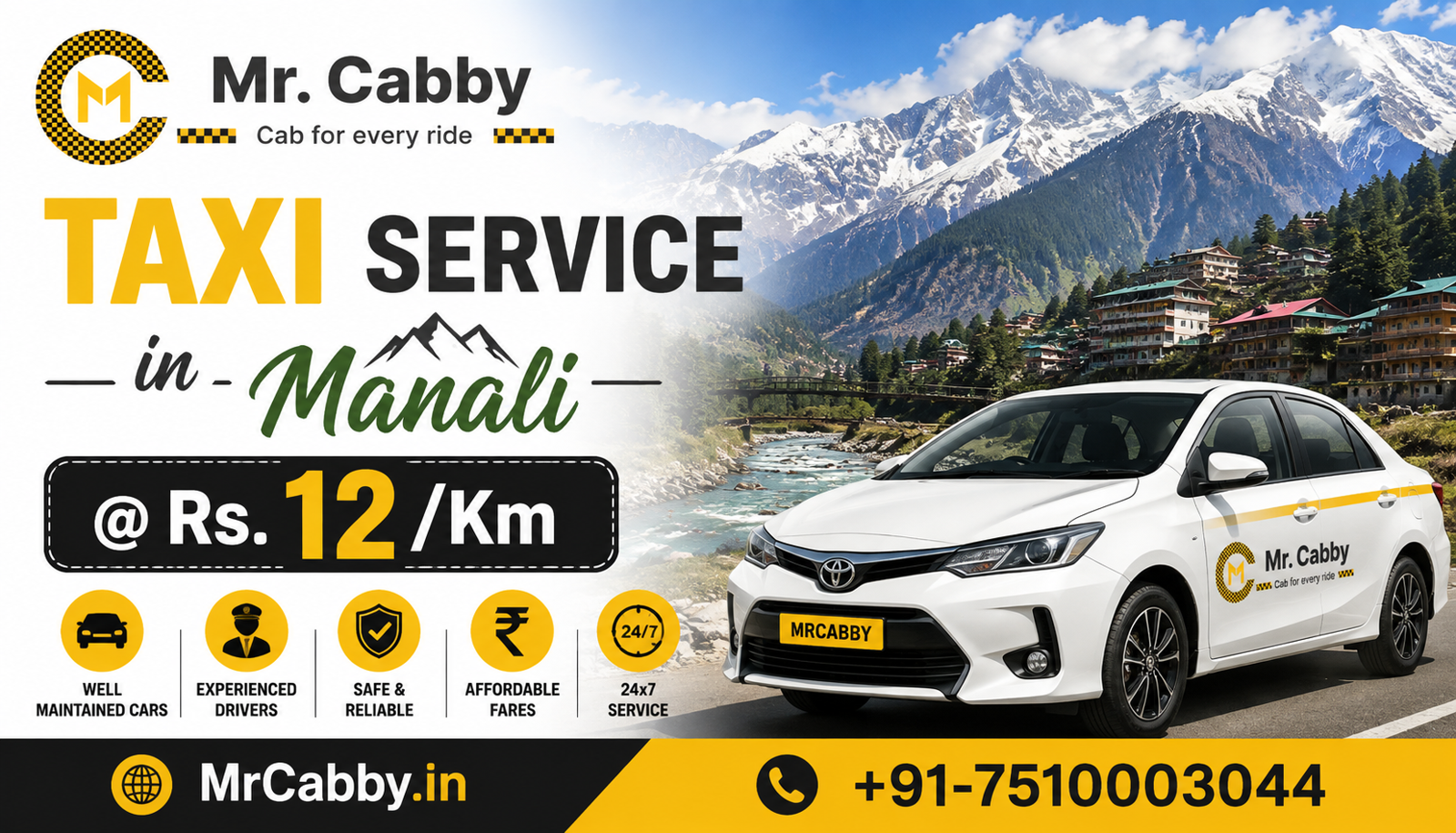 Affordable Taxi Service in Manali for Families, Couples & Groups