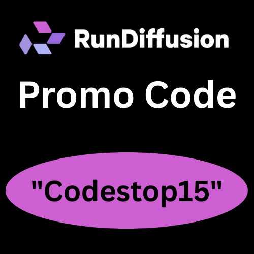 RunDiffusion Promo Code 2026 "Codestop15" – Get 15% OFF On All Plans